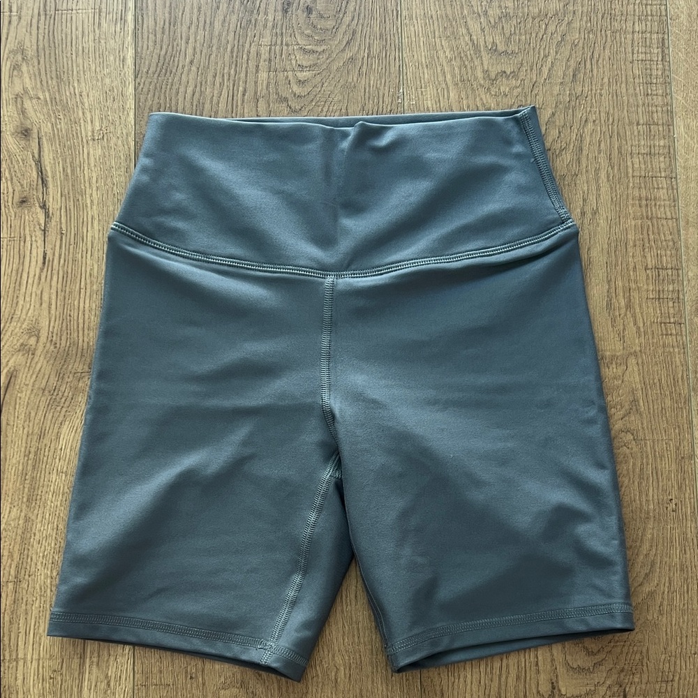 NWOT YPB Women's High-Rise Bike Shorts in Gray Size S